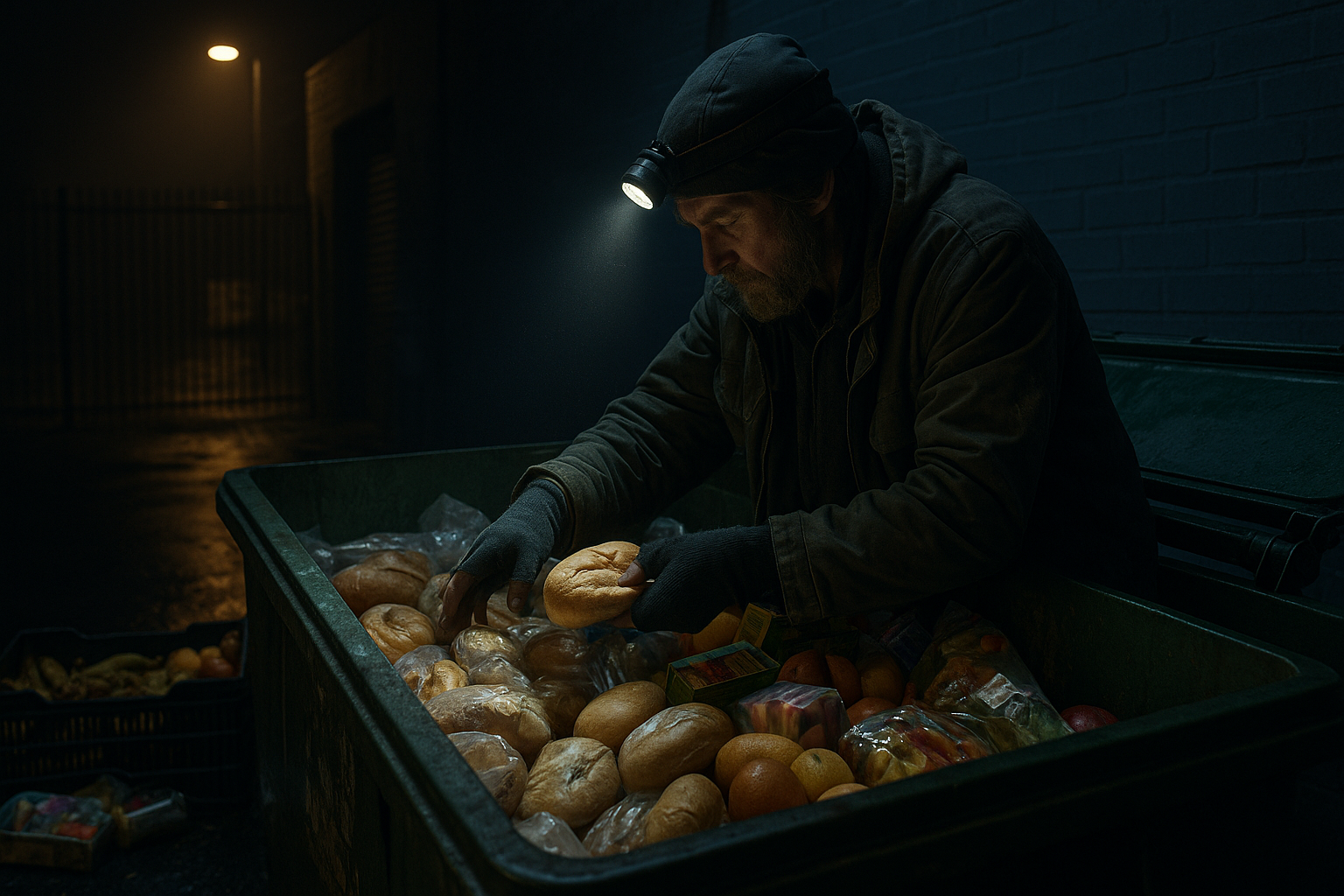 Die Kunst, Supermarktcontainer richtig auszuräumen