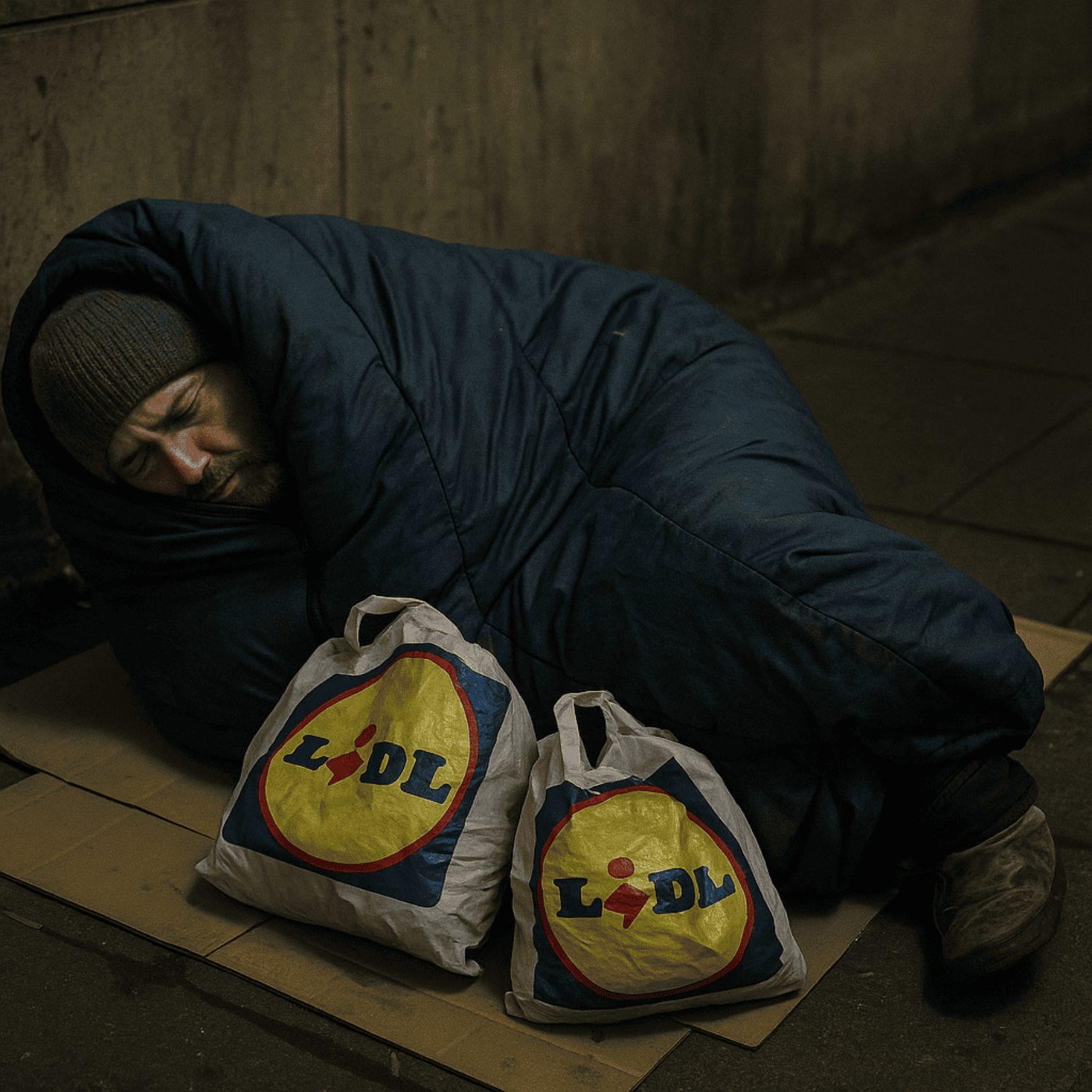 Wie du mit ’nem alten Schlafsack und zwei Lidl-Tüten durch den Winter kommst