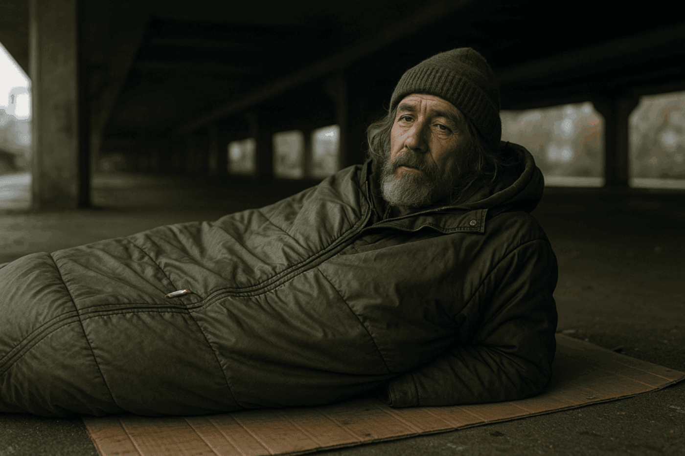 Die Legende vom Schlafsack-Sergej, der nie nass wurde
