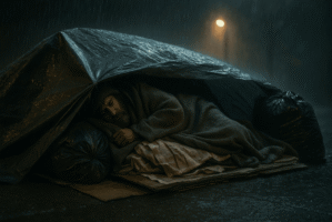 überleben-Regen